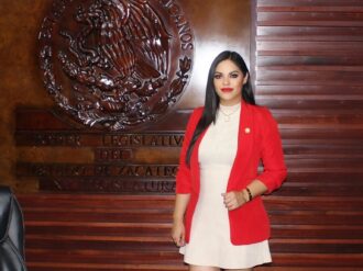 Isadora Santivañez, presidenta del Órgano de Administración y Finanzas de la LXV Legislatura de Zacatecas