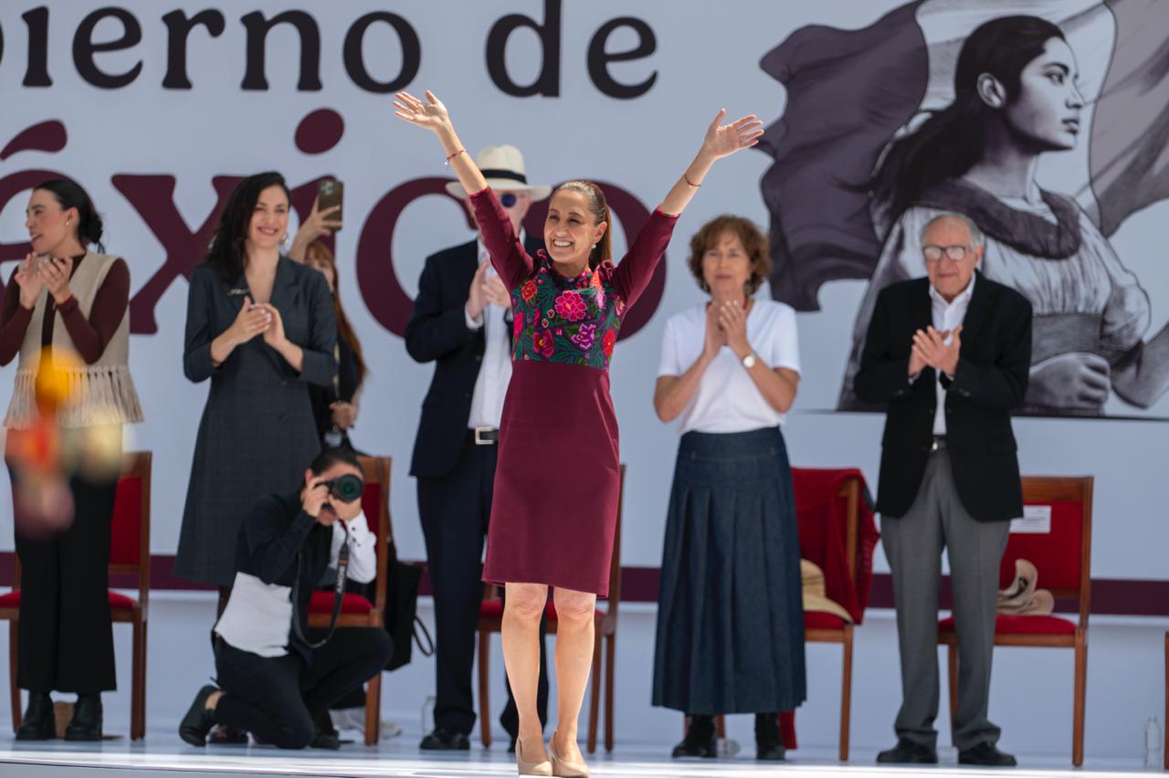Vamos por el camino correcto: Claudia Sheinbaum