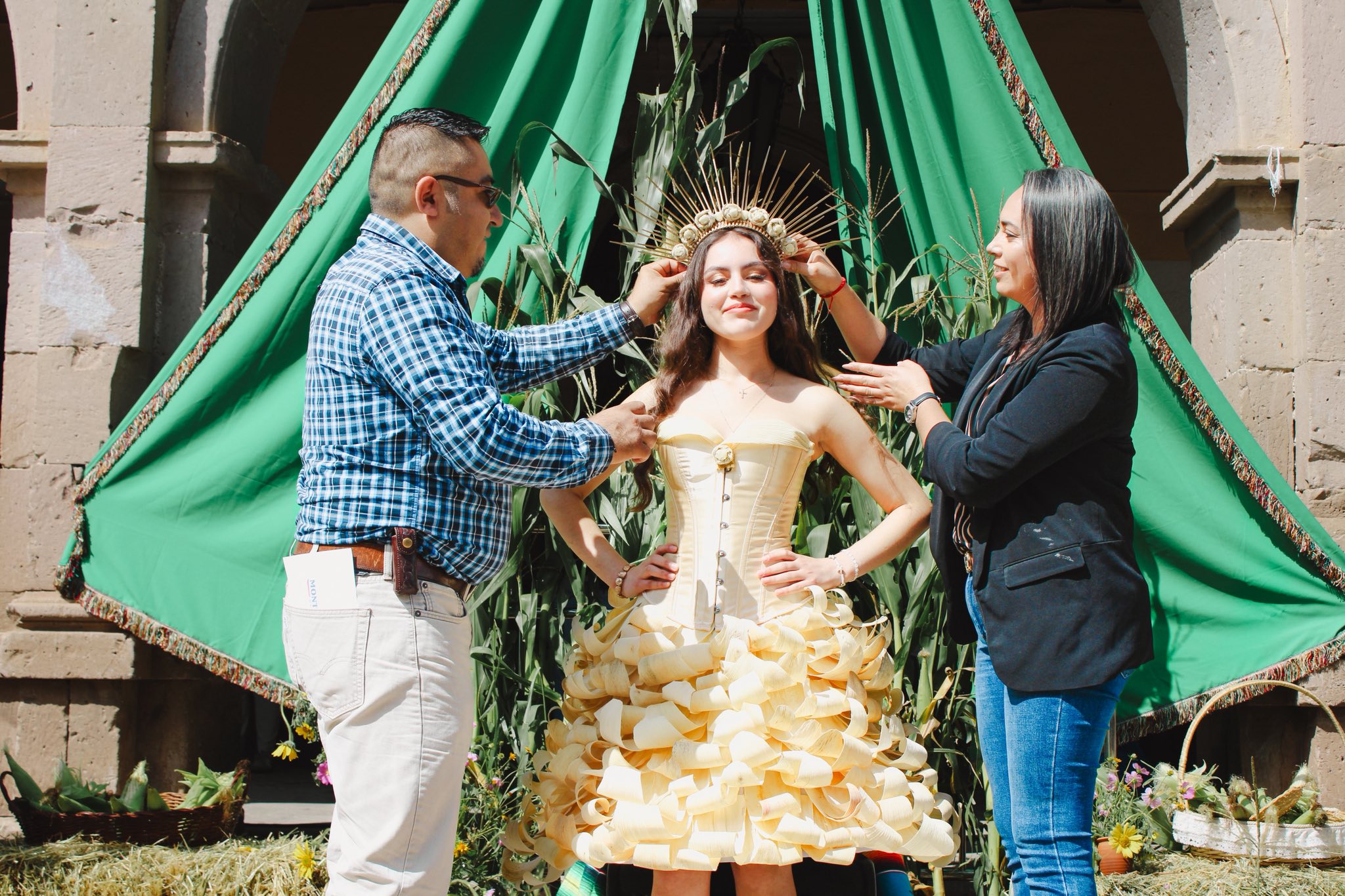 Realizan Feria del Maíz estudiantes de Monte Escobedo  