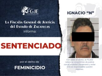 Sentencian a 20 años de prisión a Ignacio; cometió un feminicidio