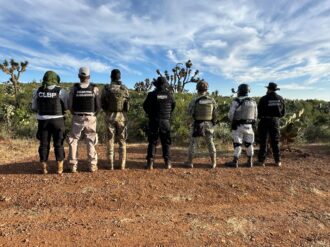 Localizan restos óseos durante búsqueda forense