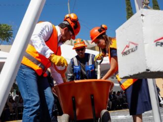 Colocan primera piedra del monumento a la Virgen de Guadalupe