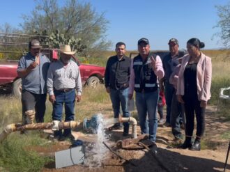 Rehabilitan pozo de agua potable en Emiliano Zapata
