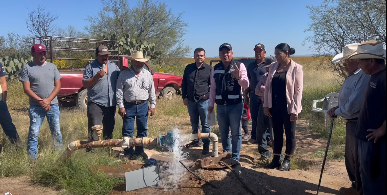 Rehabilitan pozo de agua potable en Emiliano Zapata