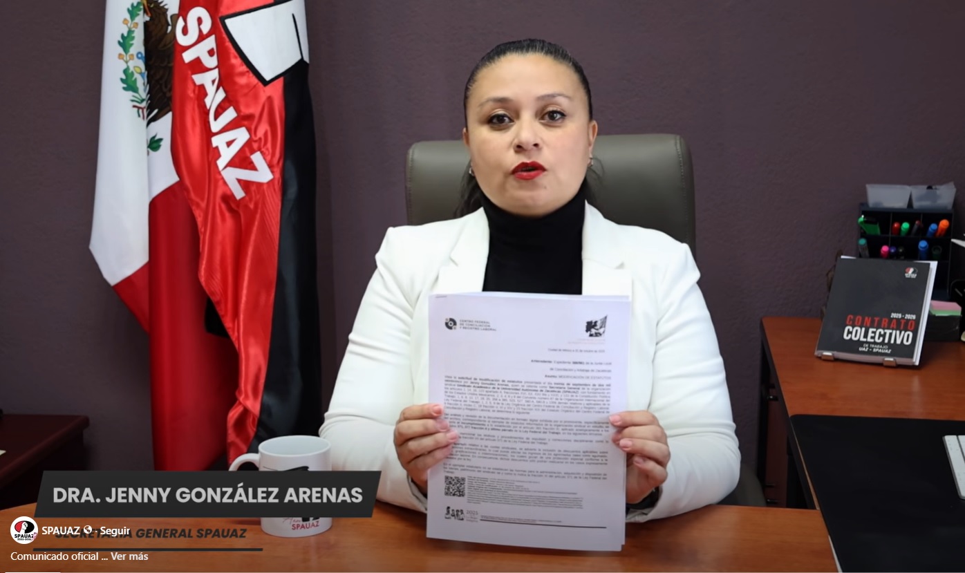 Declaran improcedente solicitud de modificación de estatutos del SPAUAZ 