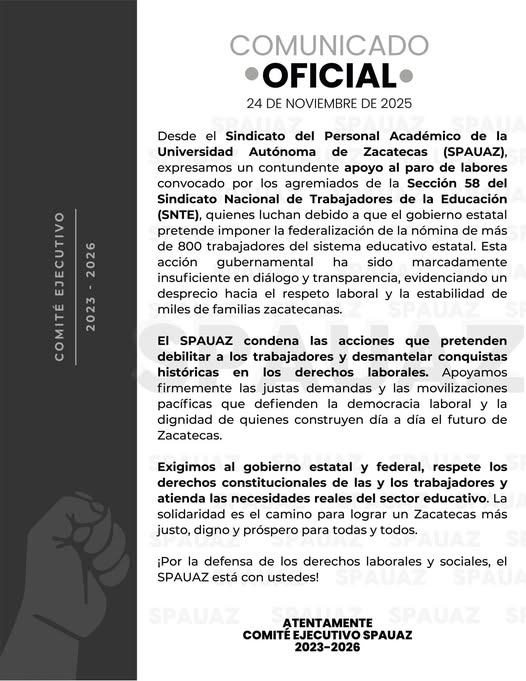 Sin comunicación, con Gobierno del Estado: Sección 58 del SNTE