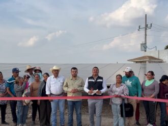 Entrega Pier Michel Ríos obra en El Pardillo