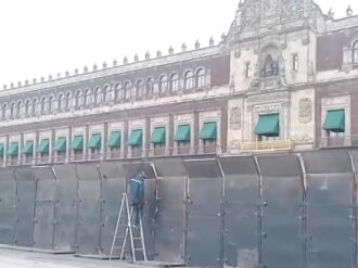 Blindan Palacio Nacional