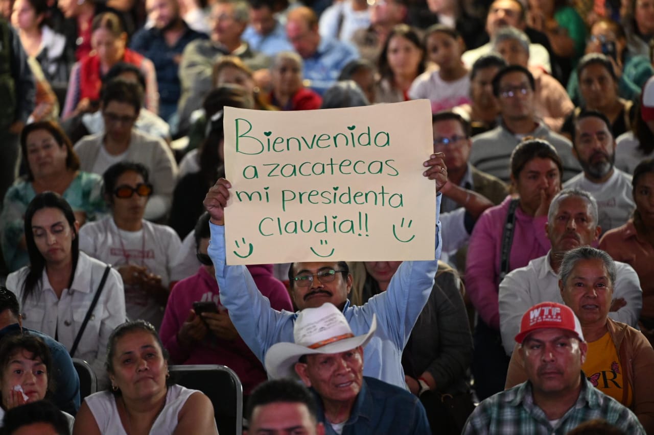 Zacatecas, de los municipios que menos aprueban a Sheinbaum