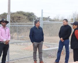 Supervisan avance de obra en Chaparrosa 