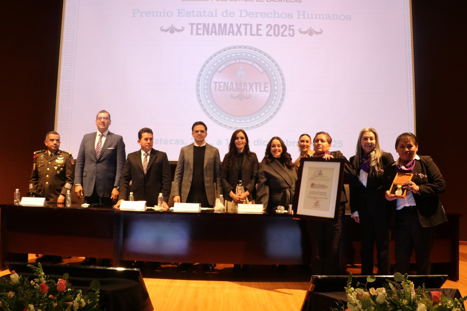 Entrega CDHEZ el premio Tenamaxtle 2025