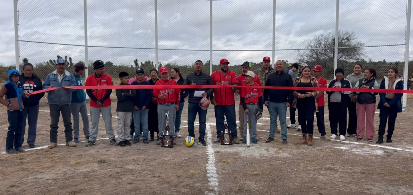 Inauguran backstop en Nueva Pastoría 