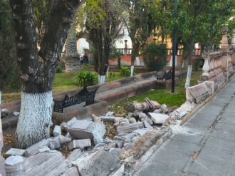 Causan daños irreparables al Jardín de la Madre