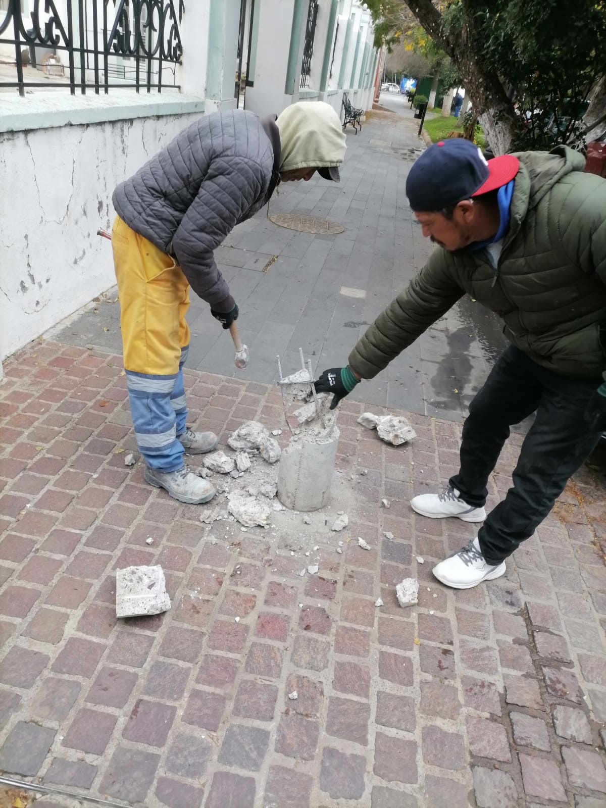 Rehabilitan la Alameda tras actos de vandalismo en la capital