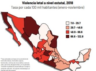 Reducción reciente de violencia en Zacatecas no revierte crisis de la última década: México Evalúa