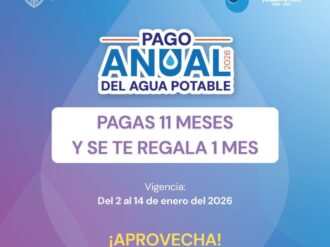 Amplían programa de pago anual de agua en Fresnillo