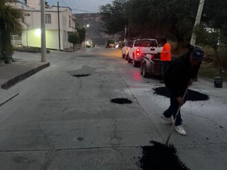 Jalpa reactiva brigadas de bacheo en la cabecera municipal