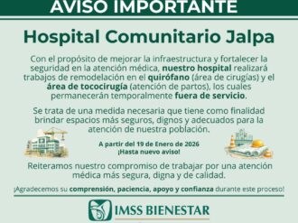 Por remodelación, cerrarán quirófano y tococirugía dos meses