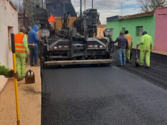 Avanza pavimentación en Llano Blanco Norte, Pánuco