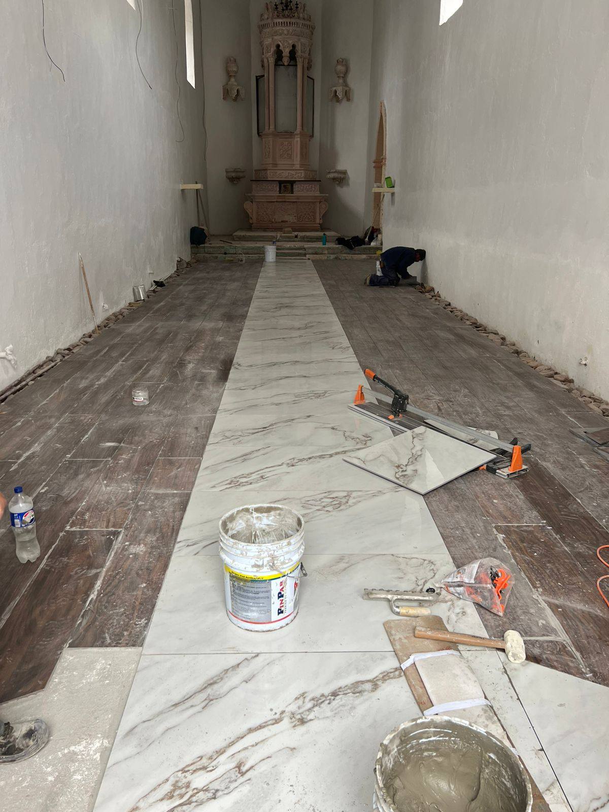 Avanza restauración del templo de San Felipe de Jesús 