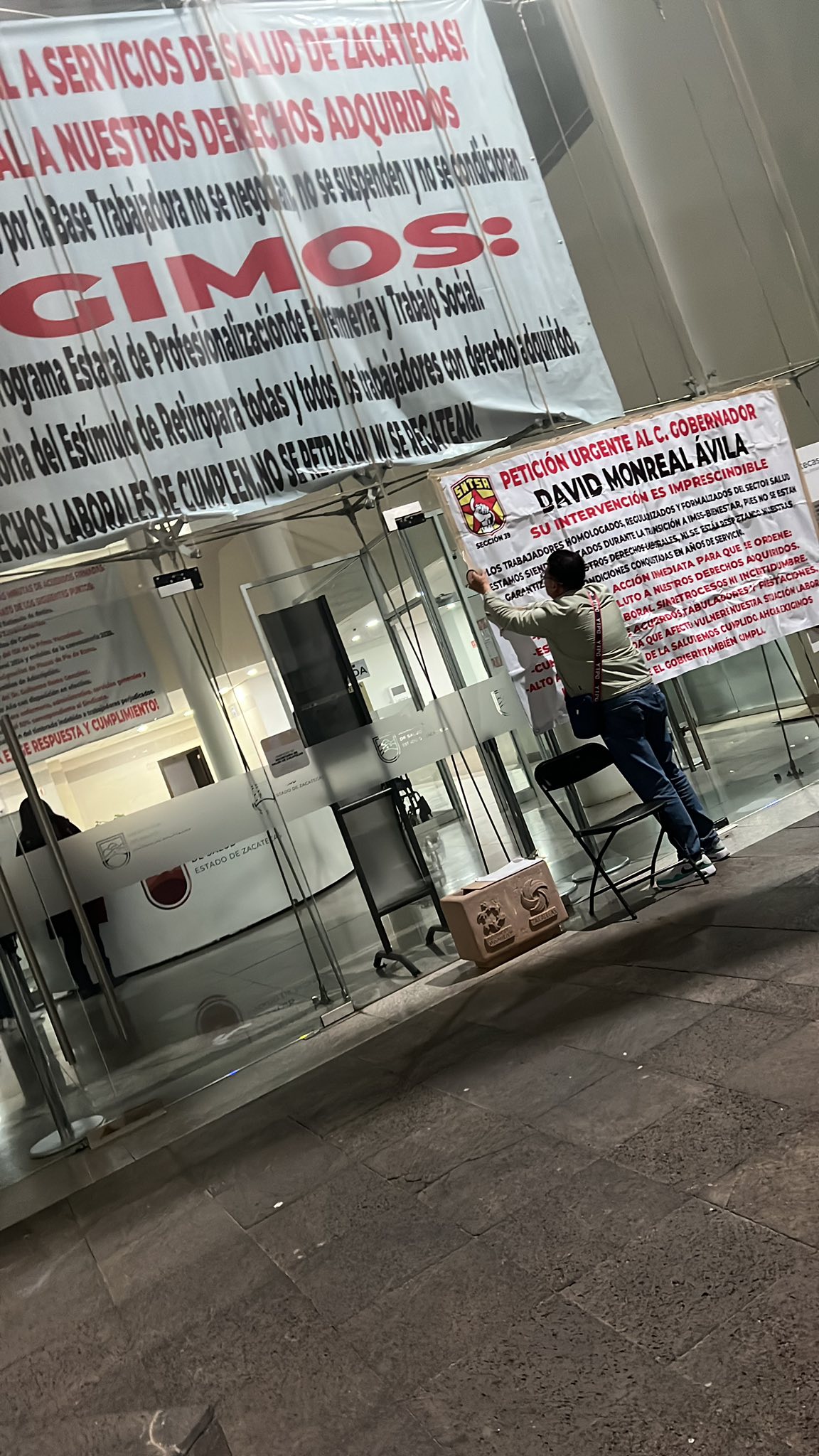 Toma la SNTSA 39  recaudaciones en Zacatecas