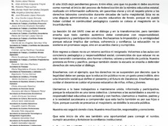 Regresa a las aulas la 58; exige claridad en la federalización de nómina