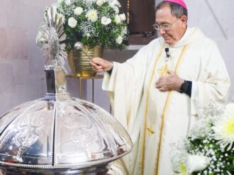 La Catedral Basílica de Zacatecas recupera su histórica Pila Bautismal de Plata