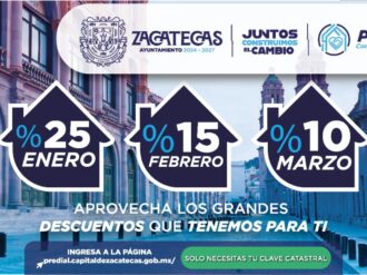 Anuncian descuentos por pago de predial en la capital