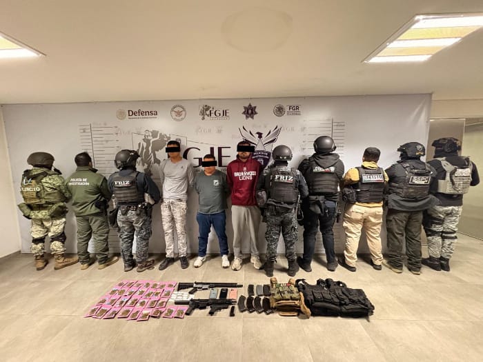 Policía de Jalisco lideraba banda criminal en Fresnillo