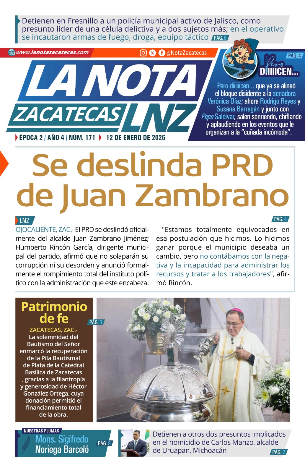 Edición digital martes, 13 de enero de 2026