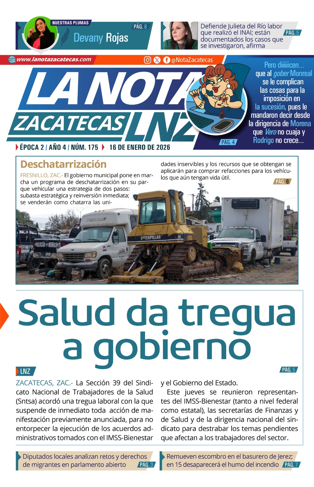 Edición digital domingo, 18 de enero de 2026