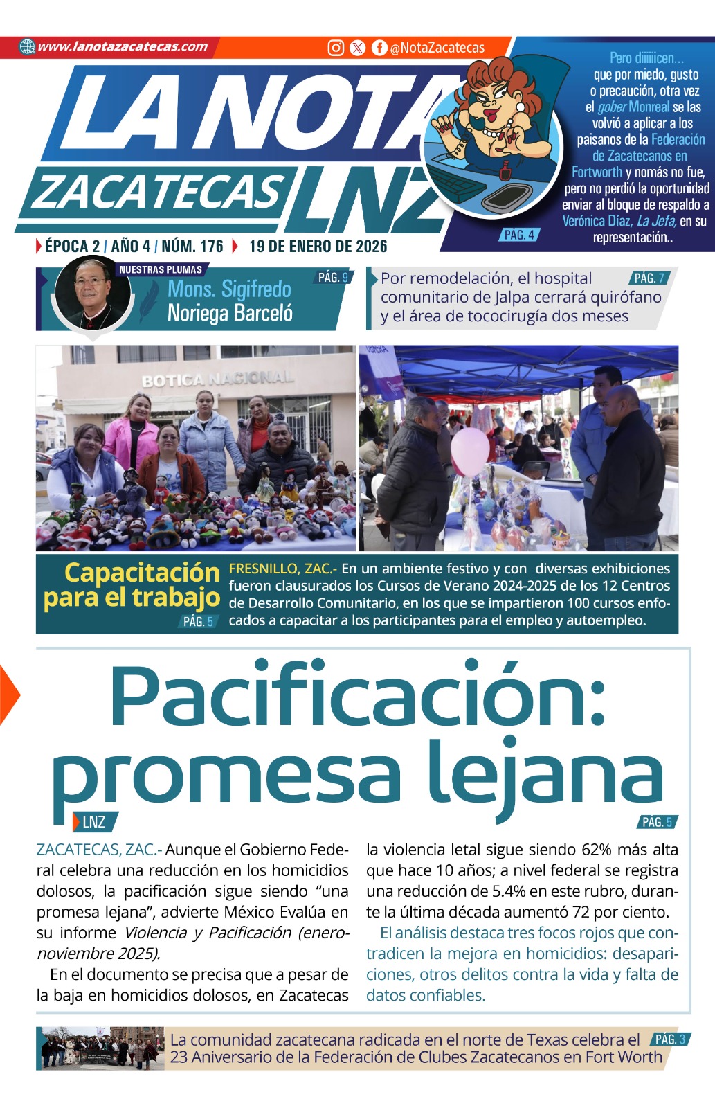 Edición digital lunes, 26 de enero de 2026