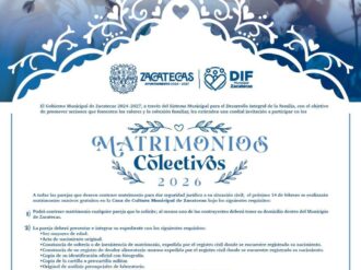 Lanzan convocatoria para Matrimonios Colectivos Gratuitos 2026