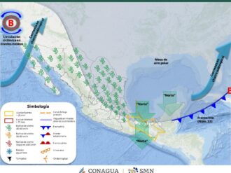 Pronostican temperaturas de hasta -5°C y lluvias