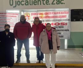 Realizan paro de “brazos caídos” ante un sistema en ruinas 