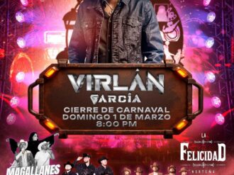 Río Grande retoma su carnaval: Virlán García se presenta el domingo