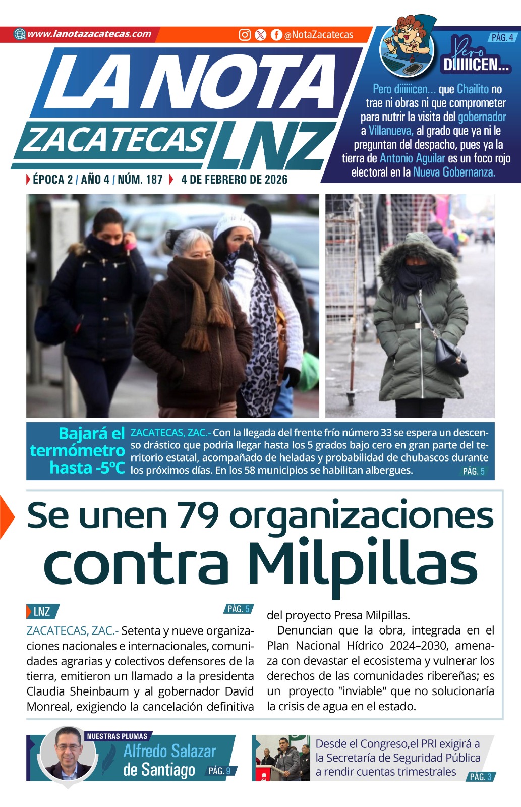 Edición digital viernes, 06 de febrero de 2026