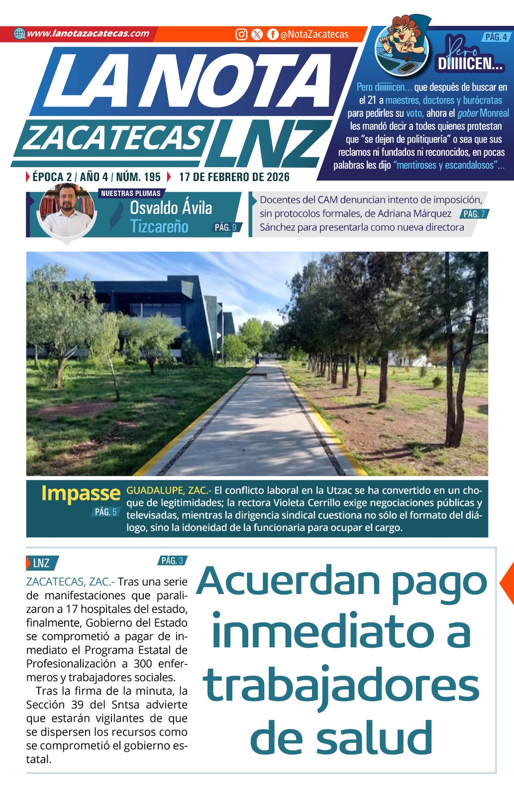 Edición digital martes, 17 de febrero de 2026