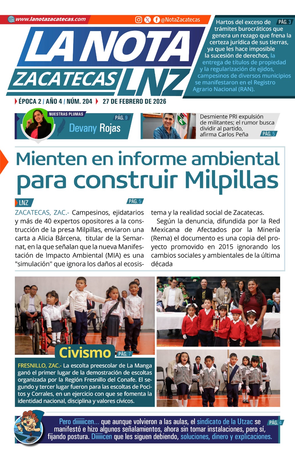 Edición digital domingo, 01 de marzo de 2026