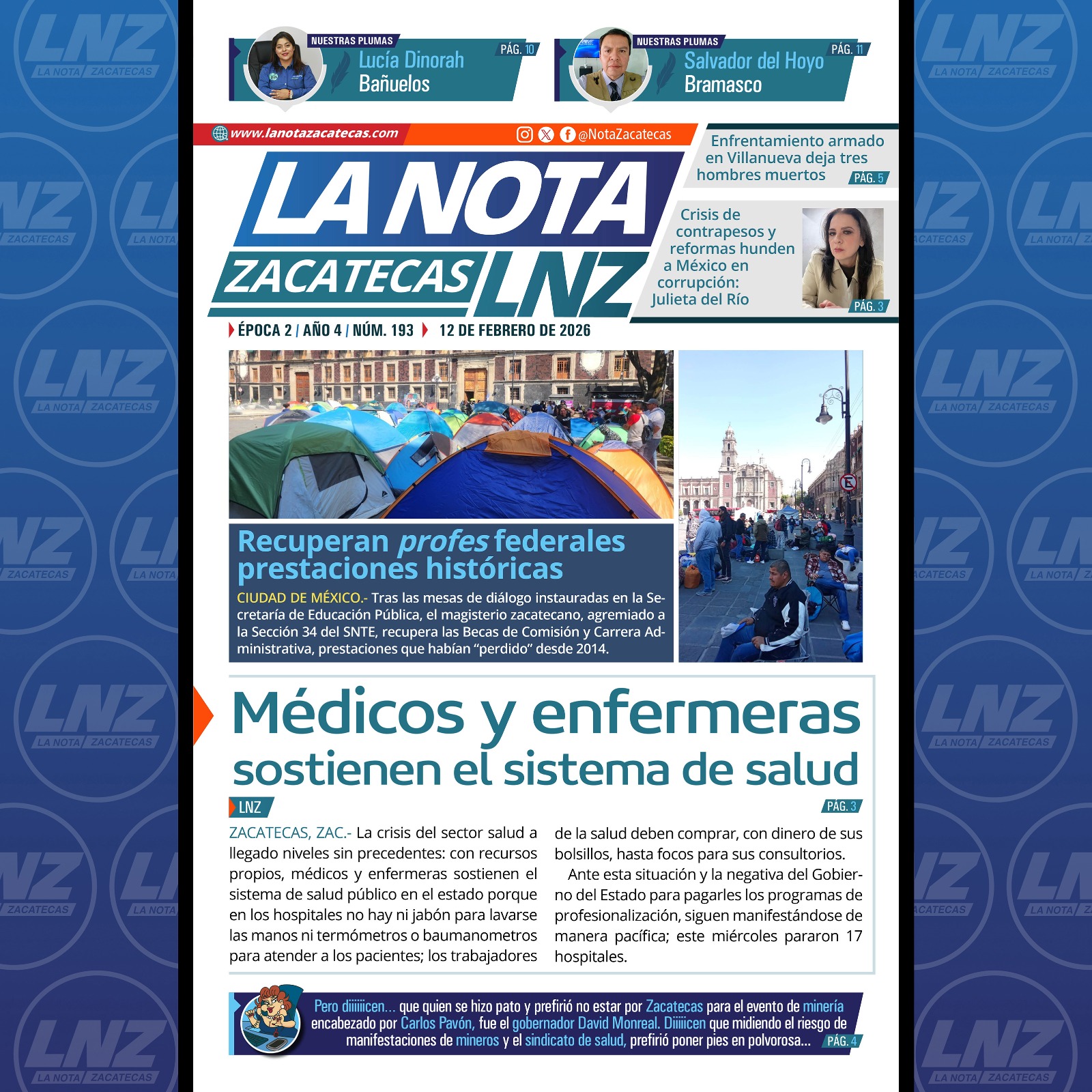 Edición digital viernes, 13 de febrero de 2026