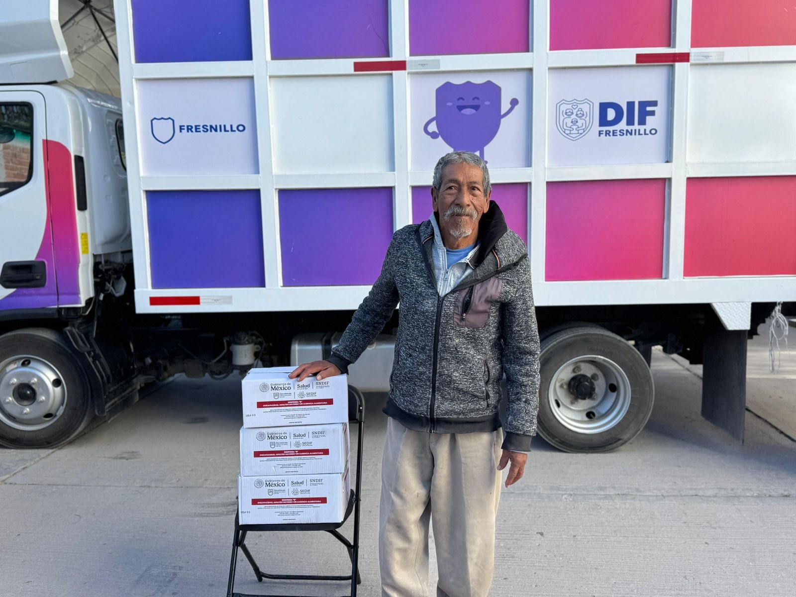 Entrega DIF Fresnillo más de 500 paquetes alimentarios a sectores vulnerables