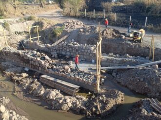 Avanza la construcción del nuevo Malecón en Jalpa