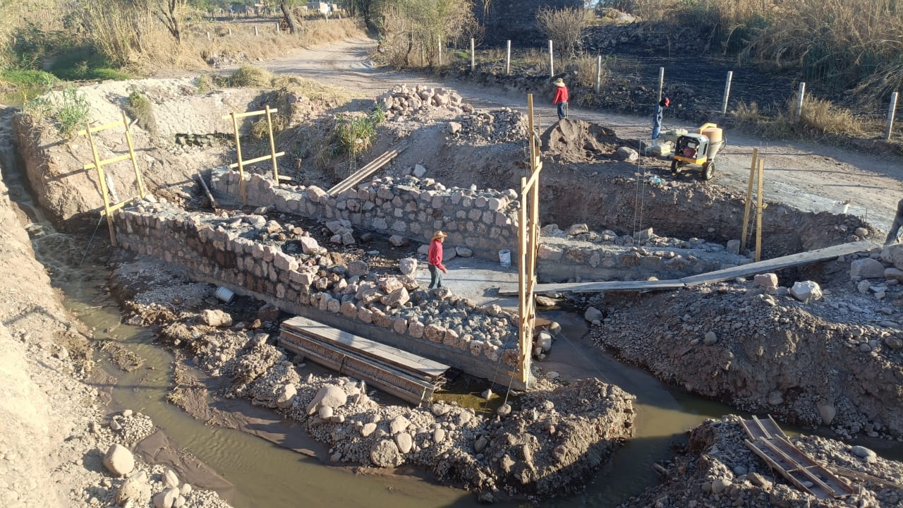 Avanza la construcción del nuevo Malecón en Jalpa