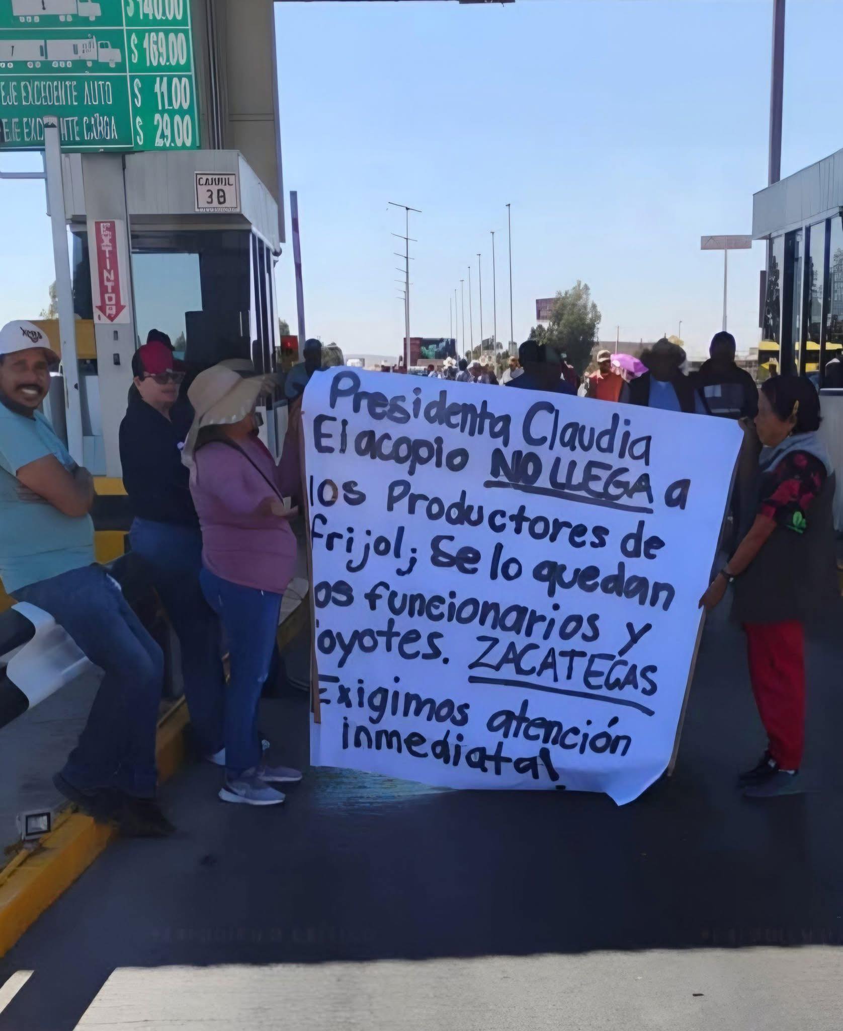 Campesinos de Zacatecas retoman movilizaciones; denuncian incumplimiento de Segalmex