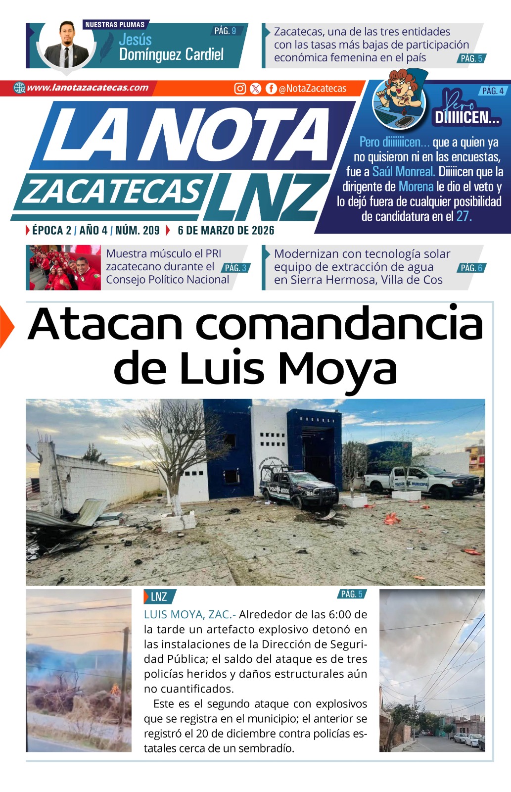 Edición digital lunes, 09 de marzo de 2026