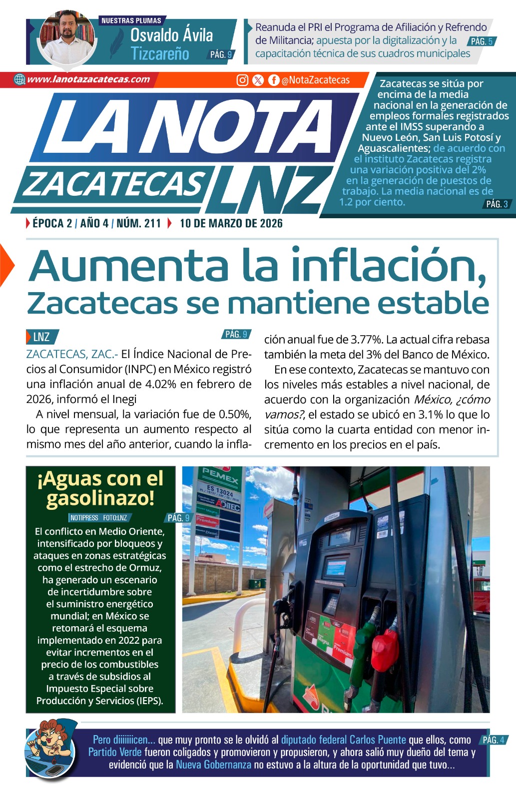 Edición digital jueves, 12 de marzo de 2026