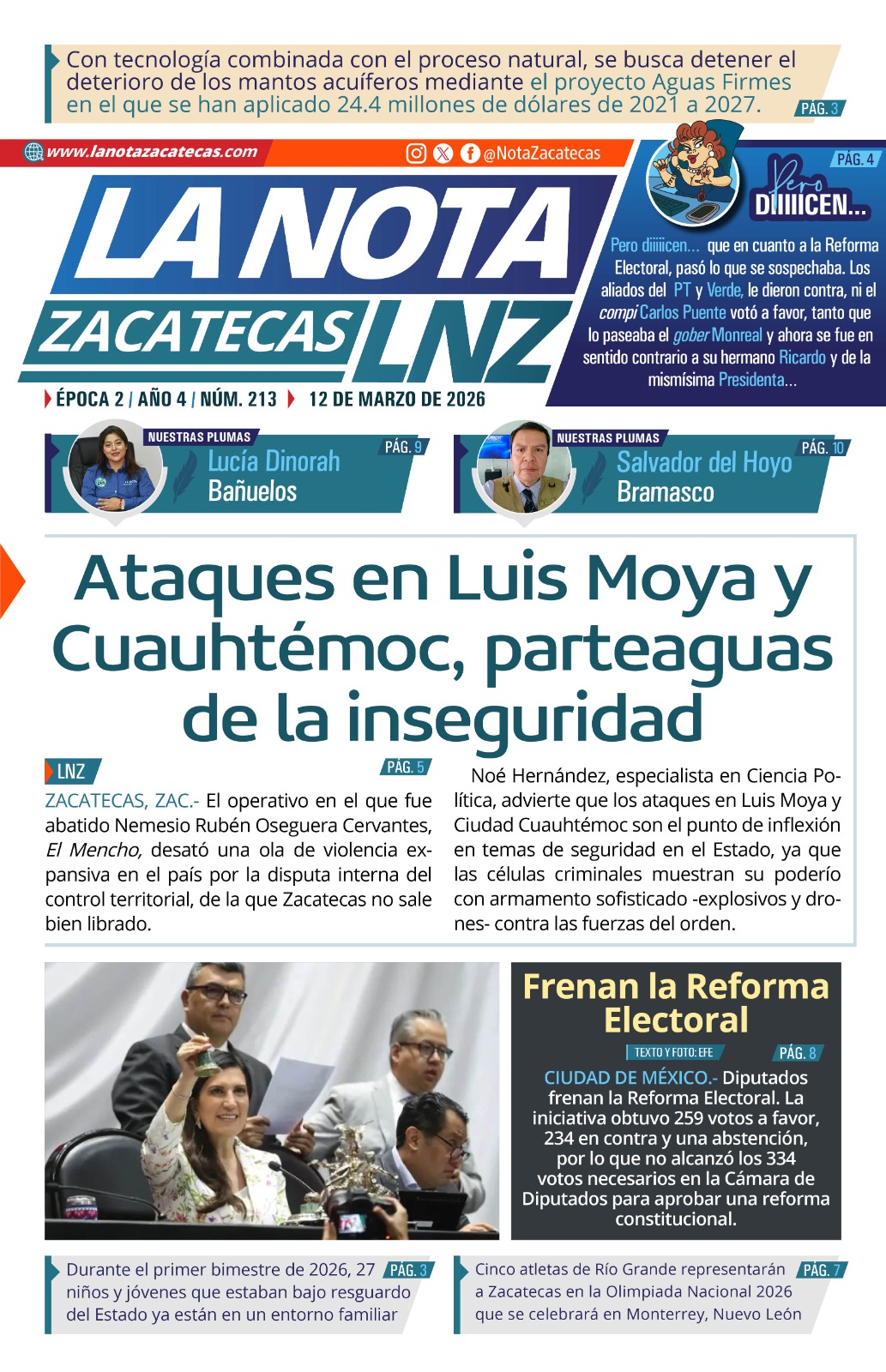 Edición digital viernes, 13 de marzo de 2026