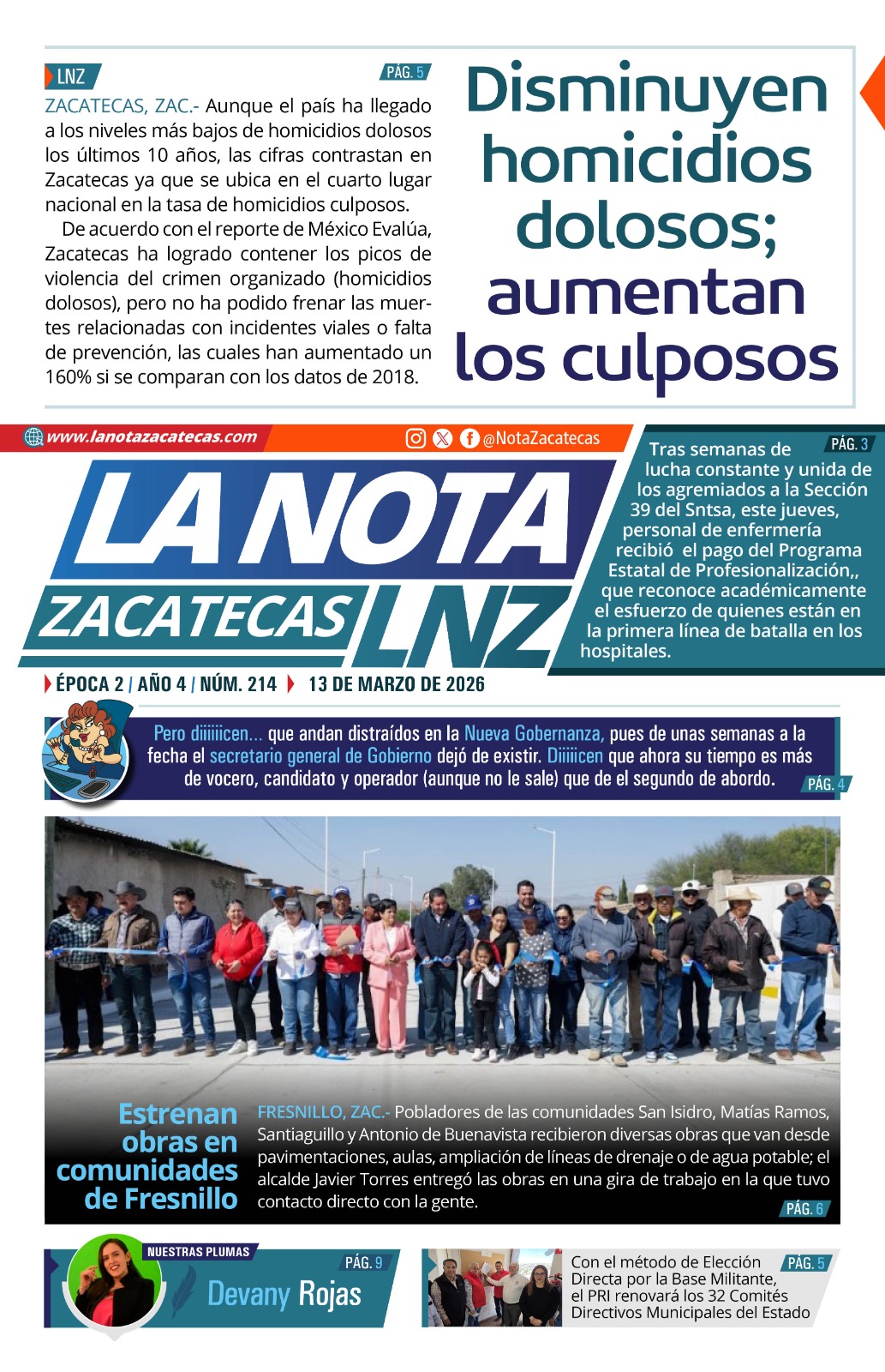 Edición digital jueves, 26 de marzo de 2026