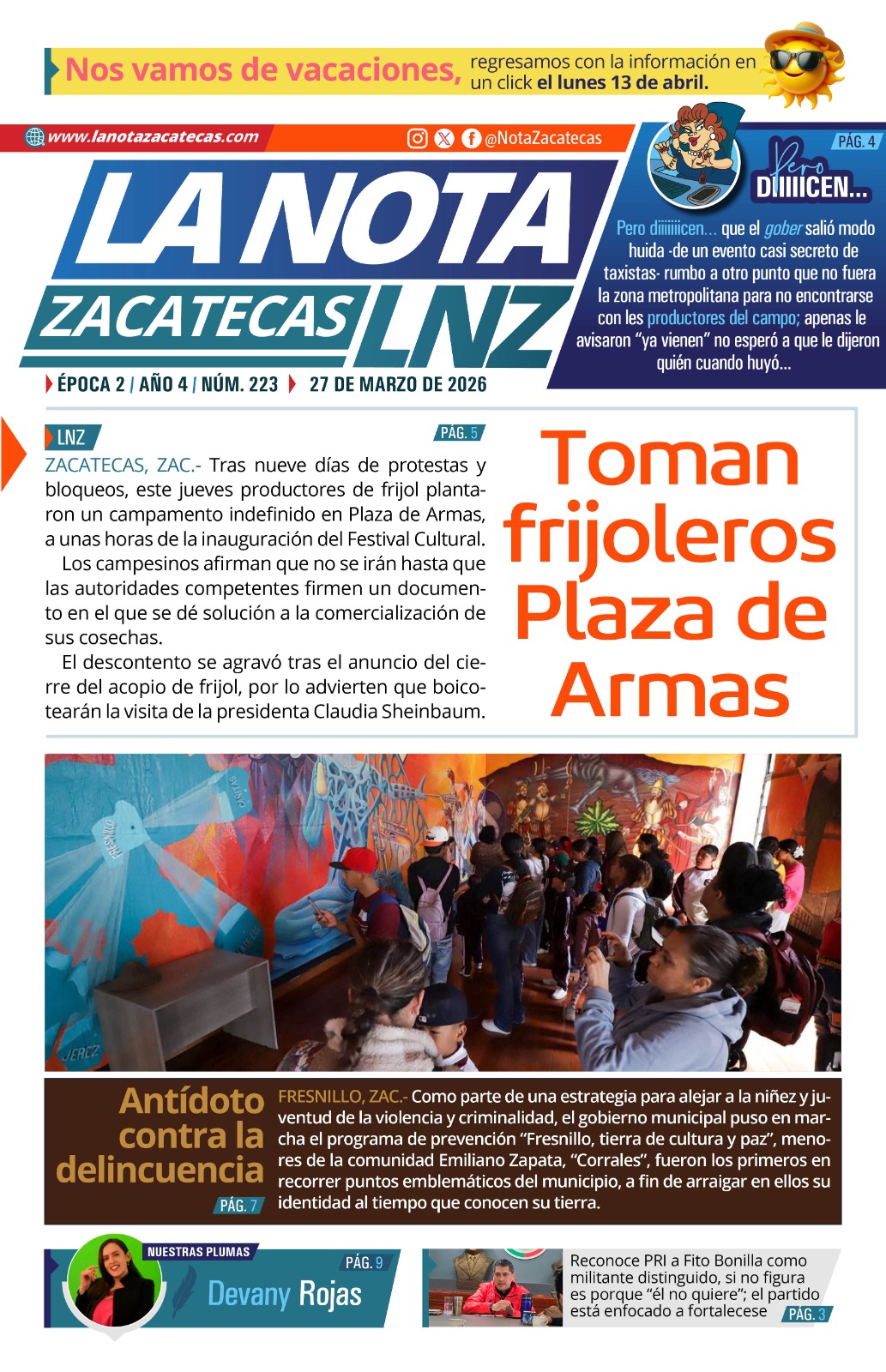 Edición digital miércoles, 01 de abril de 2026