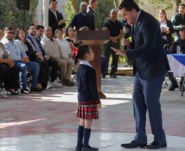 Fomentan valores cívicos en el Jardín de Niños “20 de Noviembre” 
